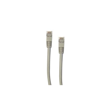 Cable Wholesale Shielded Cat5e Gray Copper Ethernet Cable, F/UTP, Snagless/Molded Boot, POE Compliant, 5 foot 10X6-52105